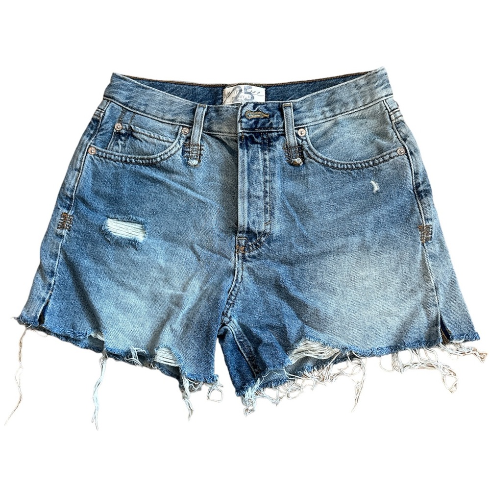 We The Free Denim Shorts Distressed